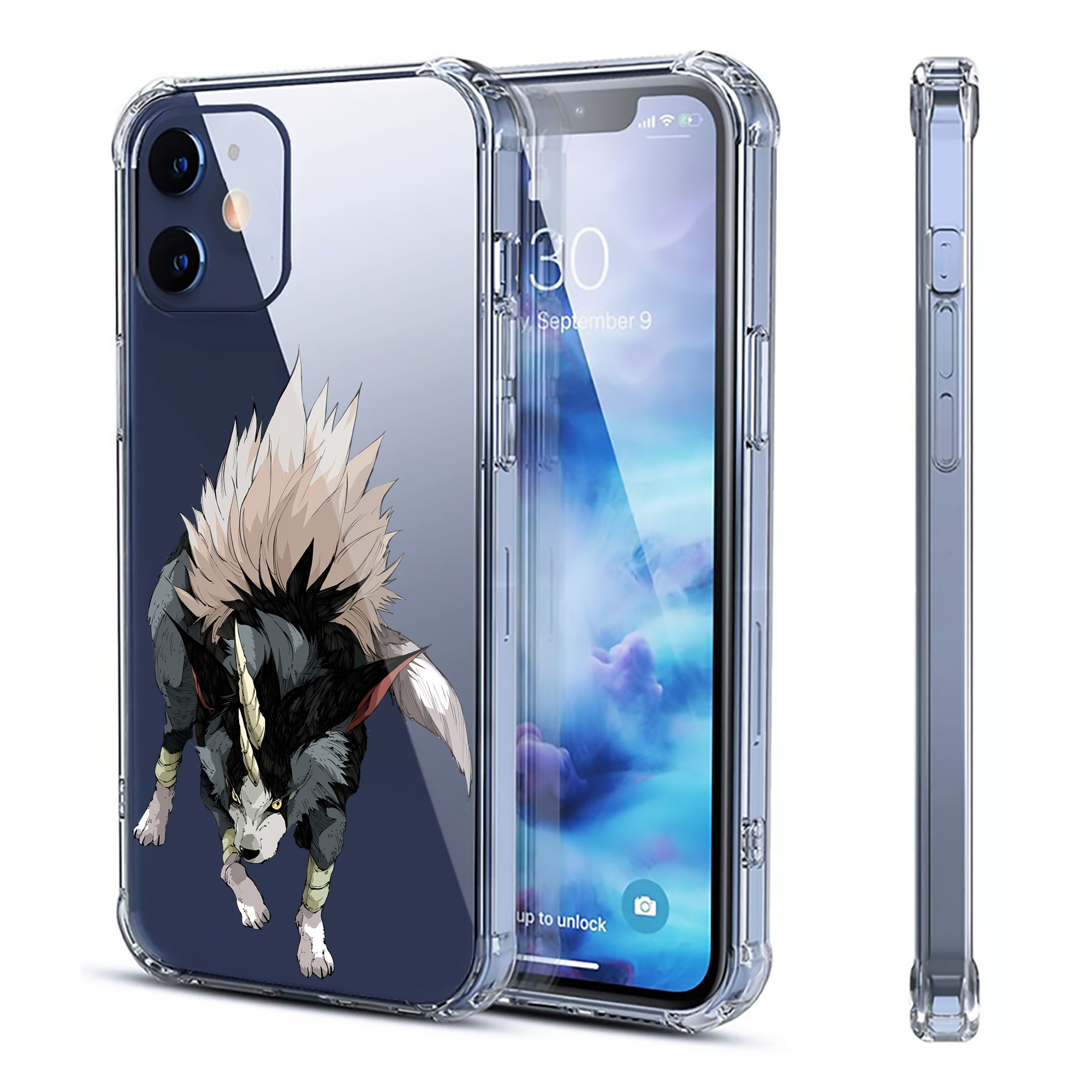 （画像用） 転スラ Regarding Reincarnated to Slime 【iPhone 12シリーズ対応】透明スマホケース（クリアソフトケース）